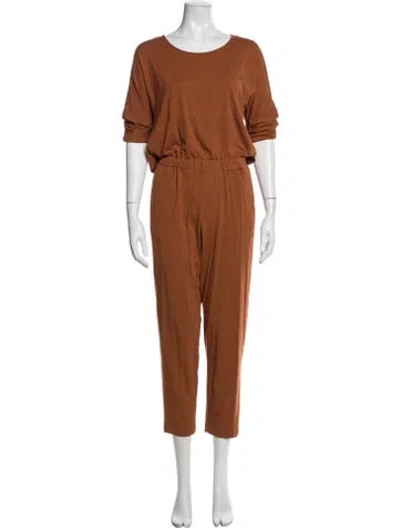 Pre-owned Cuyana Crew Neck Jumpsuit In Multi