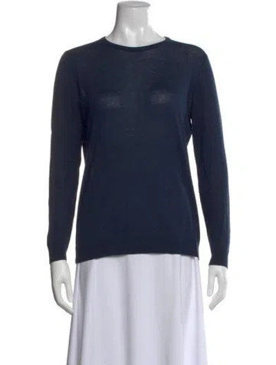 Pre-owned Cuyana Crew Neck Sweater In Blue