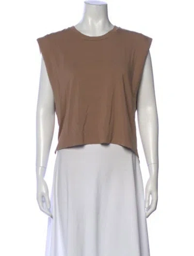 Pre-owned Cuyana Crew Neck Sweater In Brown