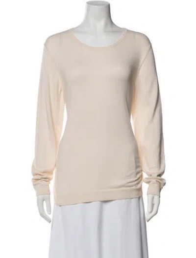 Pre-owned Cuyana Crew Neck Sweater In Neutrals