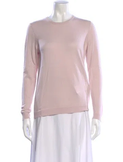 Pre-owned Cuyana Crew Neck Sweater In Pink