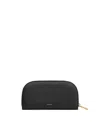 Cuyana Curved Zip Wallet In Black