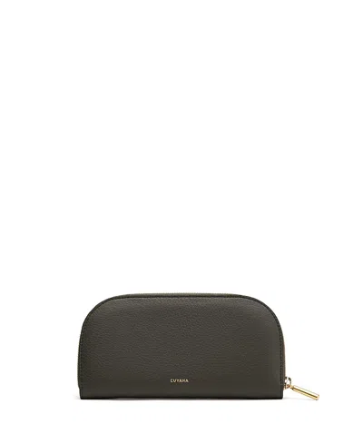 Cuyana Curved Zip Wallet In Black