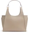 Cuyana Double Loop Satchel In Gray