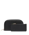 Cuyana Duo Zip Wallet In Black