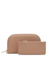 Cuyana Duo Zip Wallet In Brown