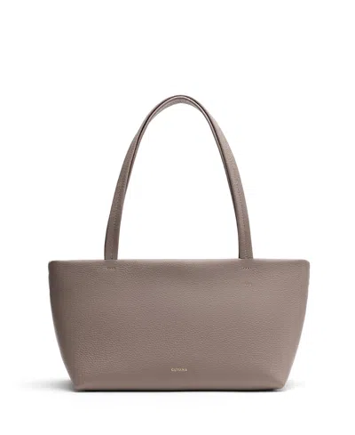 Cuyana East West Easy Tote In Gray