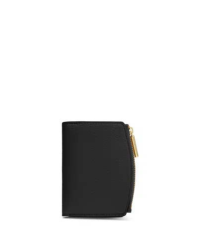 Cuyana Fold Zip Wallet In Black