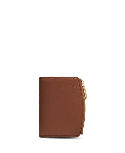 Cuyana Fold Zip Wallet In Brown