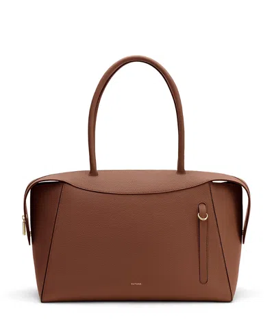 Cuyana Forma Bowler Bag In Brown