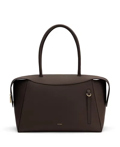 Cuyana Forma Bowler Bag In Brown