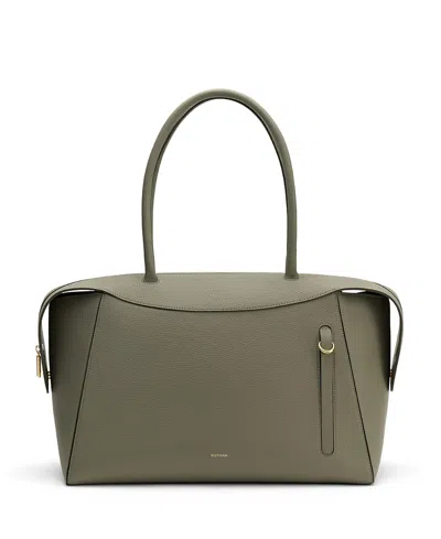 Cuyana Forma Bowler Bag In Green