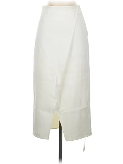 Pre-owned Cuyana Formal Skirt In Ivory