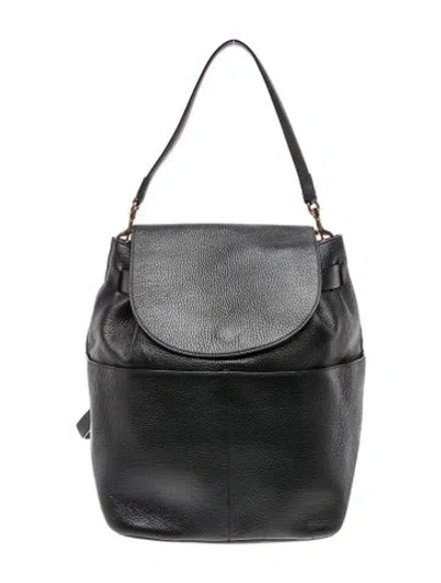 Pre-owned Cuyana Leather Backpack In Black