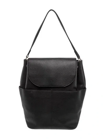 Pre-owned Cuyana Leather Backpack In Black