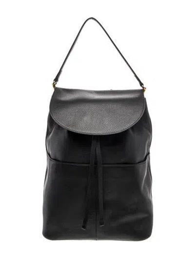 Pre-owned Cuyana Leather Backpack In Black