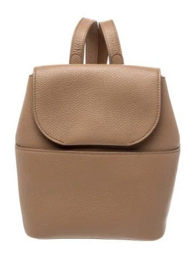 Pre-owned Cuyana Leather Backpack In Brown