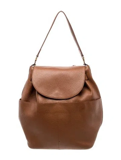 Pre-owned Cuyana Leather Backpack In Brown