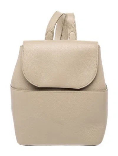 Pre-owned Cuyana Leather Backpack In Neutrals