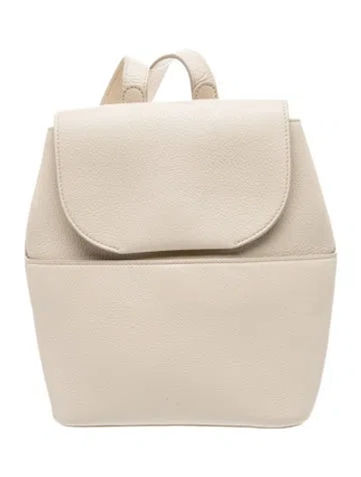 Pre-owned Cuyana Leather Backpack In Neutrals