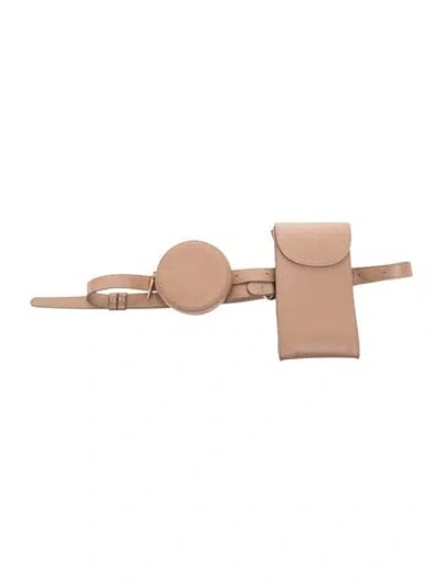Pre-owned Cuyana Leather Belt Bag In Brown