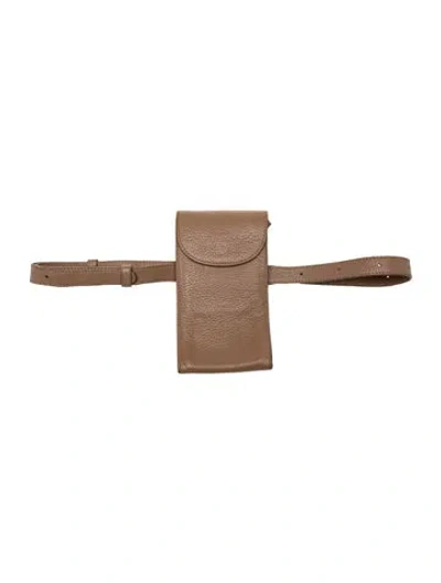 Pre-owned Cuyana Leather Belt Bag In Neutrals
