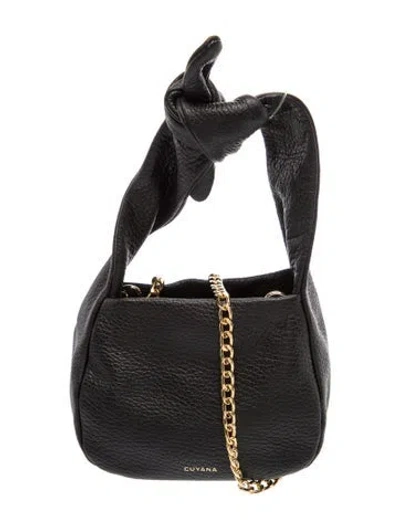Pre-owned Cuyana Leather Bucket Bag In Black
