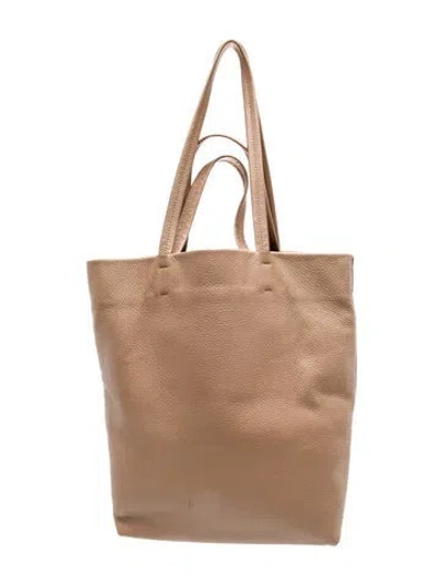 Pre-owned Cuyana Leather Bucket Bag In Brown