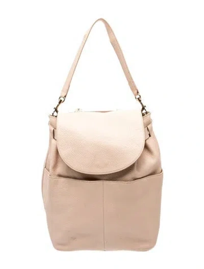 Pre-owned Cuyana Leather Bucket Bag In Neutral