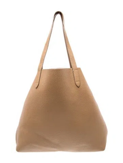 Pre-owned Cuyana Leather Bucket Bag In Neutral