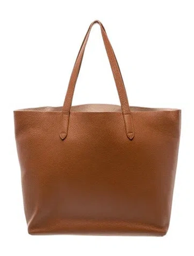Pre-owned Cuyana Leather Classic In Brown