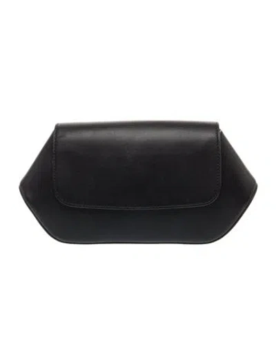 Pre-owned Cuyana Leather Clutch In Black