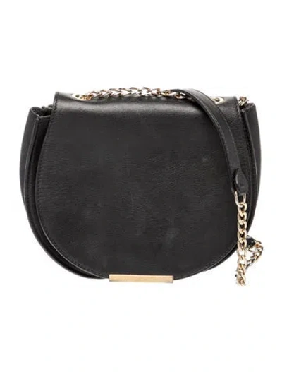 Pre-owned Cuyana Leather Crossbody Bag In Black