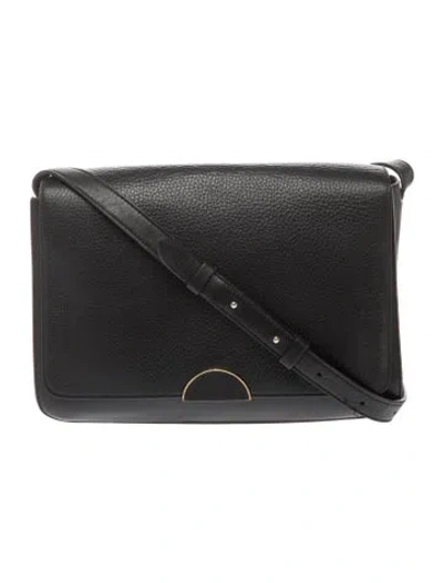 Pre-owned Cuyana Leather Crossbody Bag In Black