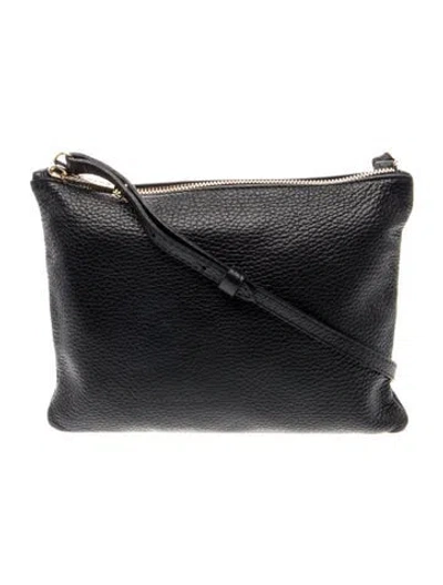 Pre-owned Cuyana Leather Crossbody Bag In Black