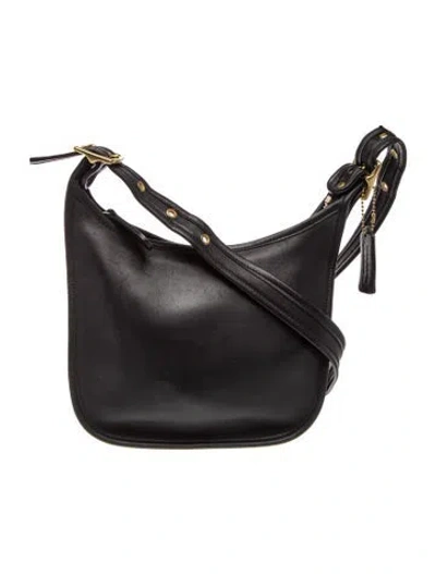 Pre-owned Cuyana Leather Crossbody Bag In Black