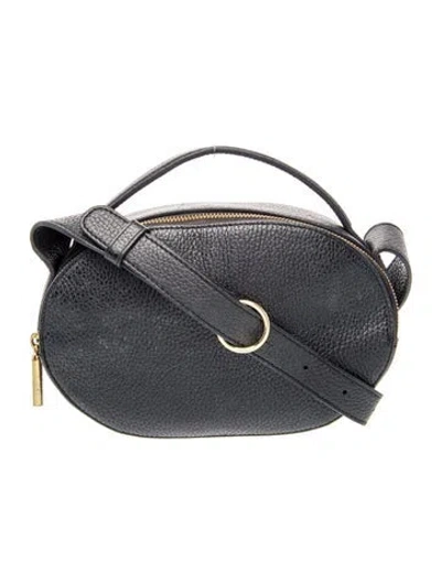 Pre-owned Cuyana Leather Crossbody Bag In Blue