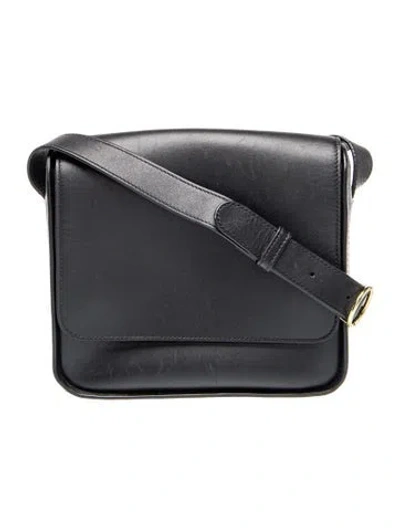 Pre-owned Cuyana Leather Crossbody Bag In Blue
