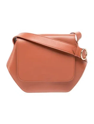 Pre-owned Cuyana Leather Crossbody Bag In Brown