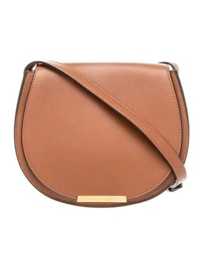 Pre-owned Cuyana Leather Crossbody Bag In Brown