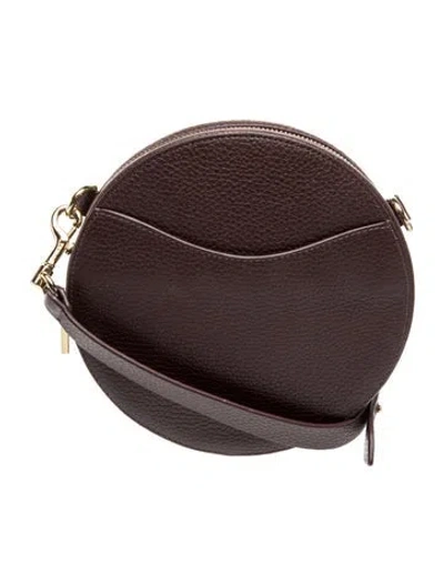 Pre-owned Cuyana Leather Crossbody Bag In Brown