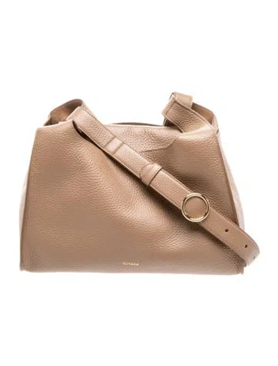 Pre-owned Cuyana Leather Crossbody Bag In Brown
