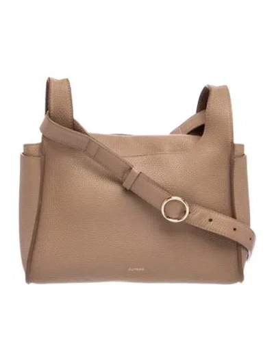 Pre-owned Cuyana Leather Crossbody Bag In Brown