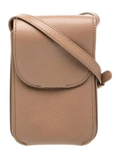 Pre-owned Cuyana Leather Crossbody Bag In Neutral
