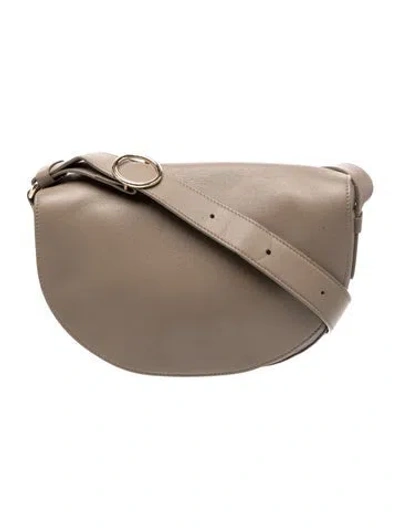 Pre-owned Cuyana Leather Crossbody Bag In Neutral