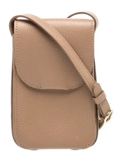 Pre-owned Cuyana Leather Crossbody Bag In Neutral