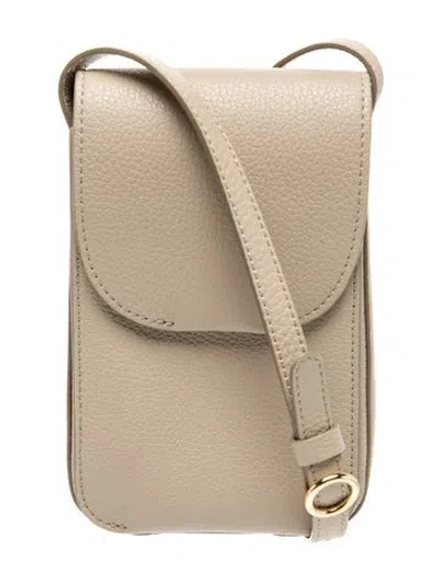 Pre-owned Cuyana Leather Crossbody Bag In Neutral