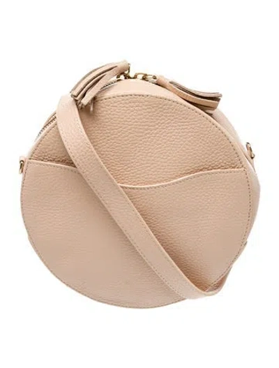 Pre-owned Cuyana Leather Crossbody Bag In Neutral