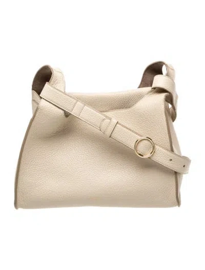 Pre-owned Cuyana Leather Crossbody Bag In Neutral