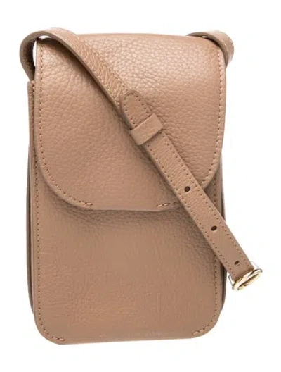 Pre-owned Cuyana Leather Crossbody Bag In Neutrals